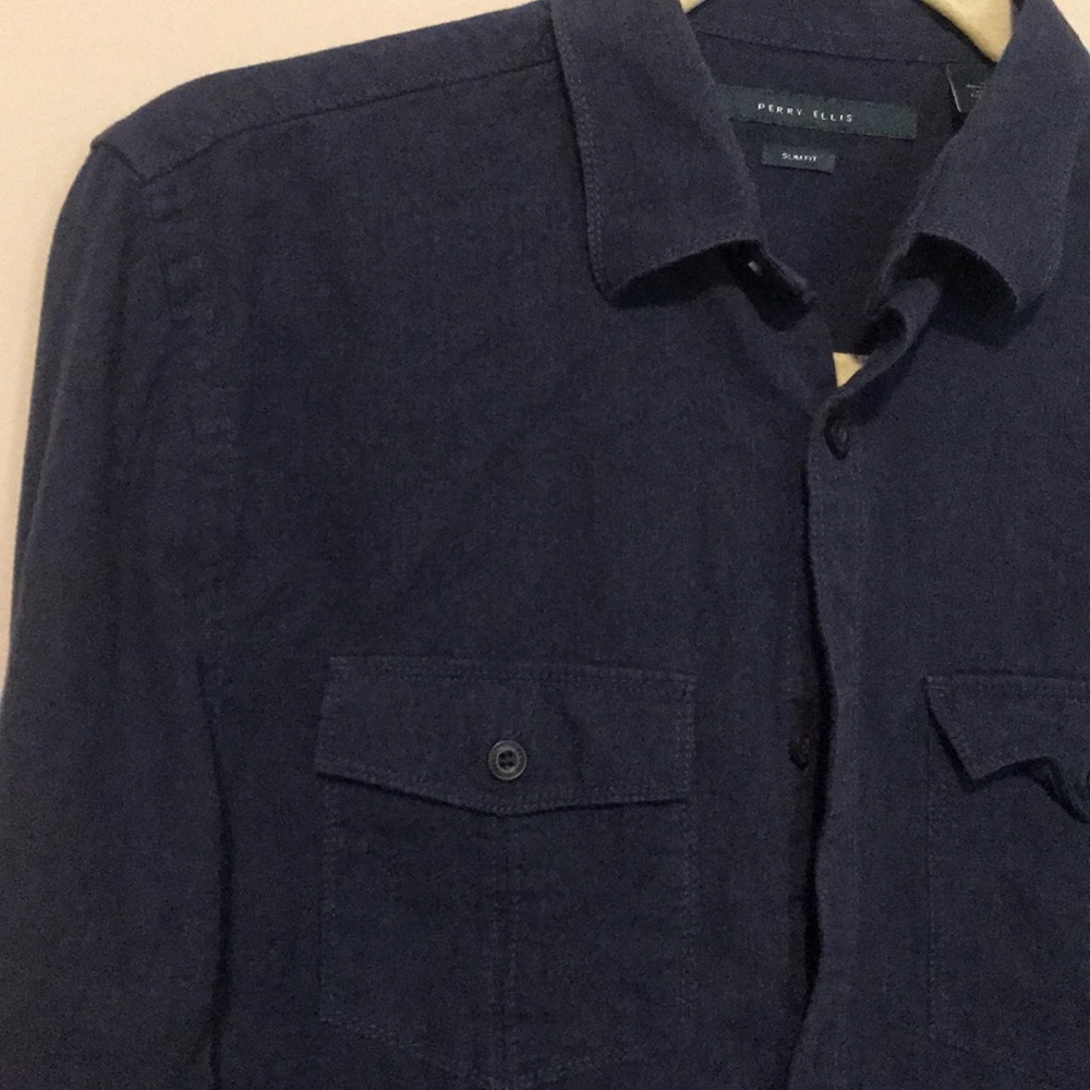 Perry Ellis Button Up - Picture 2 of 4